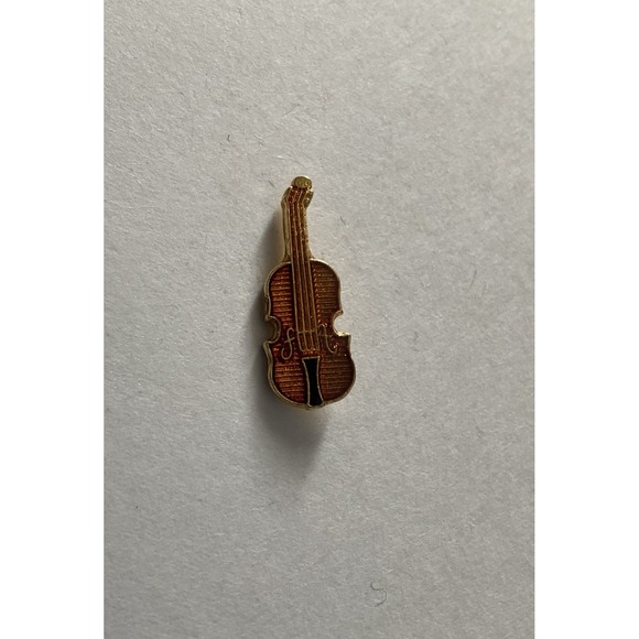 Other - Vintage‎ Violin Music Instrument Metal Lapel Pin Brooch Hat Pinback